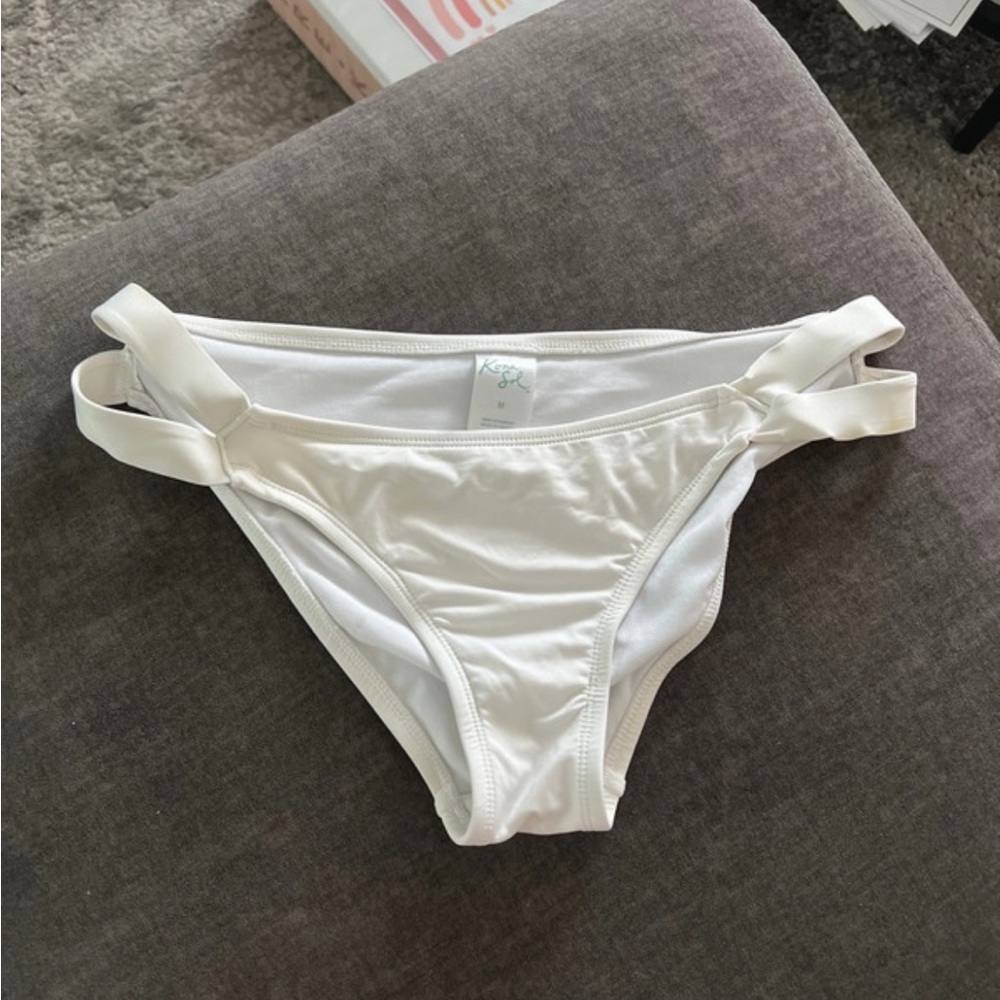 White bikini bottom
